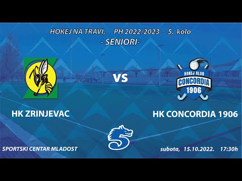 SAŽETAK --- HK Zrinjevac - HK Concordia 1906 --- 2:5, PH 22/23, 5. kolo,15.10.2022.