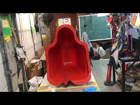 velomobile rear cowl mold