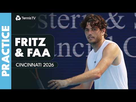 LIVE PRACTICE: Taylor Fritz & Felix Auger-Aliassime