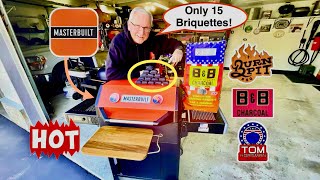 Masterbuilt Autoignite 545 Charcoal Smoker-Grill! / High Heat With Only 15 Briquettes! 
