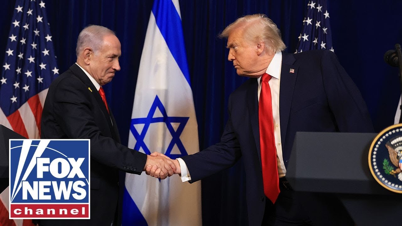 WATCH: President Trump meets with Israeli PM Netanyahu at Mar-a-Lago
