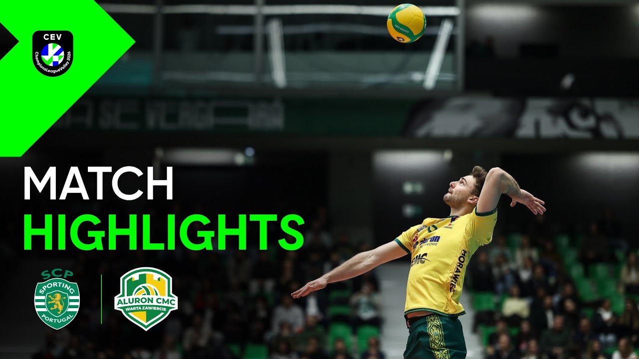 Highlights | Sporting CP LISBOA vs. Aluron CMC Warta ZAWIERCIE | CEV CLvolleyM 2026