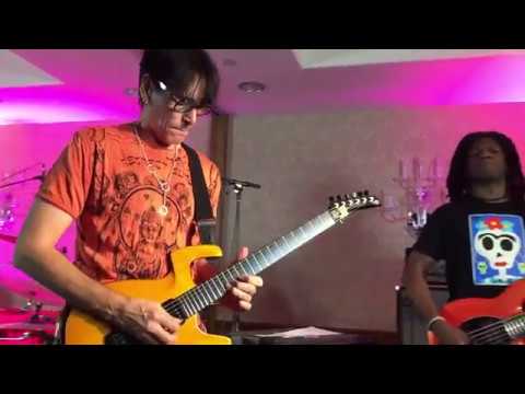 Steve Vai seems to love the Parker Fly Deluxe Guitars during Demo