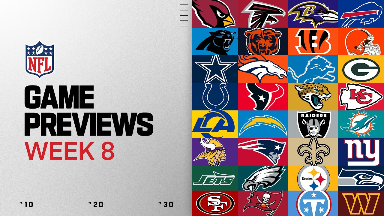 Full Week 8 Game Previews | 2026 Season