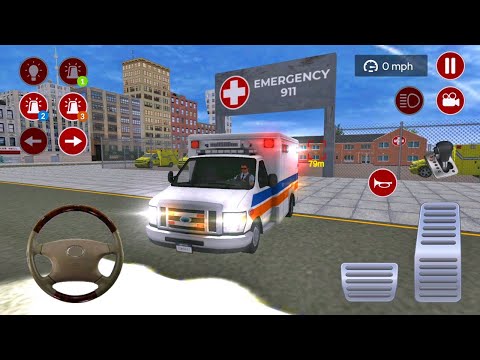 American Ambulance Rescue Driver Simulator - Android Gameplay