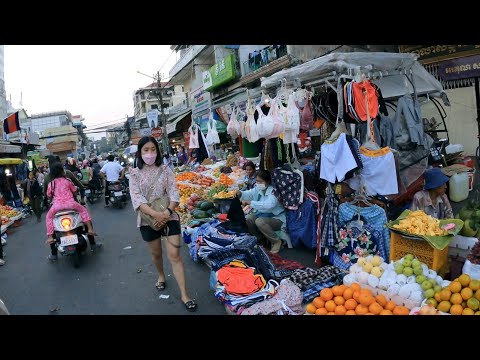 Phnom Penh Evening Walking tour at Toul Tom Poung Market 2022