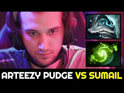 ARTEEZY vs SUMAIL — Refresher Pudge vs Counter Timbersaw 7.32c Dota 2