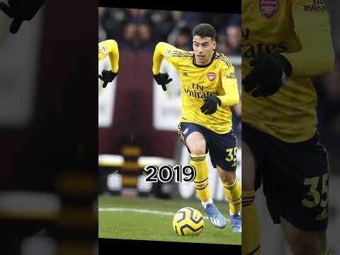 Gabriel Martinelli Evolution ❤️❤️ #shorts #football #arsenal #martinelli #messi #ronaldo