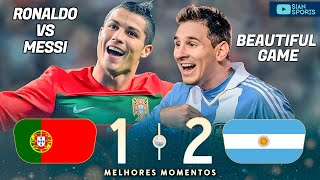 HISTORIC MEETING THAT MADE THE WORLD STOP AND WATCH RONALDO AND MESSI PLAYING AN EPIC MATCH