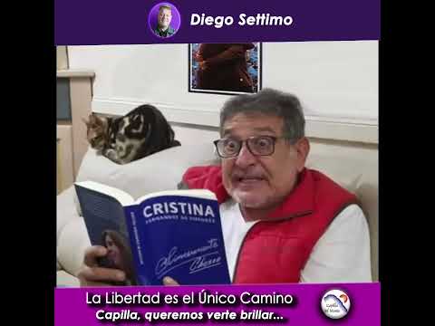 CUIDADO SI LEES EL LIBRO DE CRISTINA, YO TE AVISÉ 🤣🤣 #milei #noticias #humor #capilladelmonte