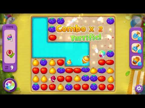 Gardenscapes Level 11995 (Super Hard Level)