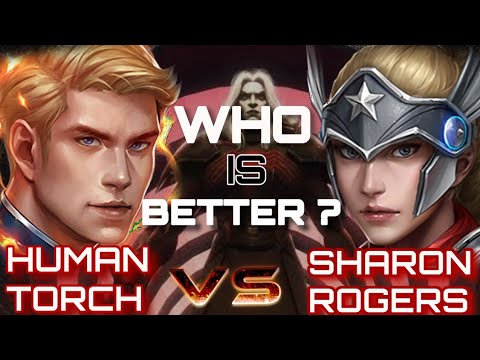 [MFF] HUMAN TORCH vs SHARON ROGERS || wbl stage 9 comparison