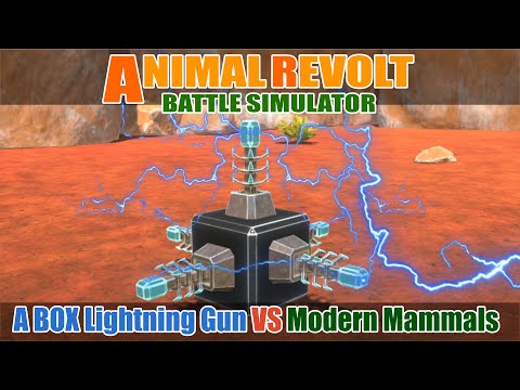 A BOX Lightning Gun vs Modern Mammals - Animal Revolt Battle Simulator