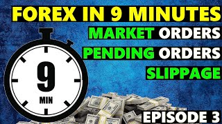 Understanding Forex Order Types For Beginners - Forex In 9 Minutes - Ep. 3