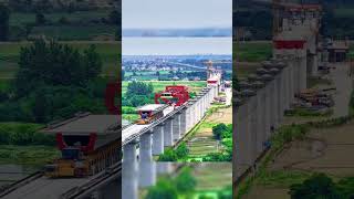 Full Construction Process Of HSR Box Girder Transport & Erection Machine