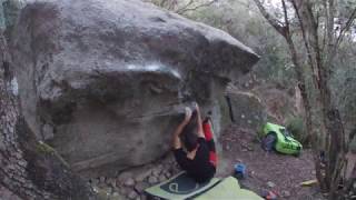 Video thumbnail de Problem 2 (Muralla Xina), 6a (sit). Can Bruguera