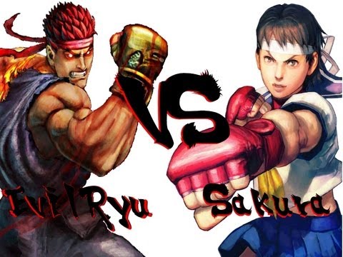 Lucifer___v (Evil Ryu) Vs RexBlood (Sakura) - SSF4 AE 2012