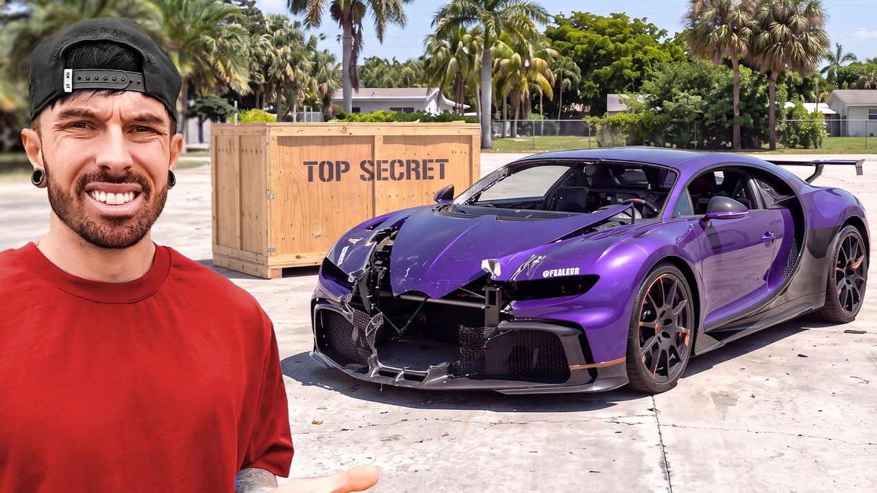 I REBUILT A WRECKED BUGATTI CHIRON PURSPORT