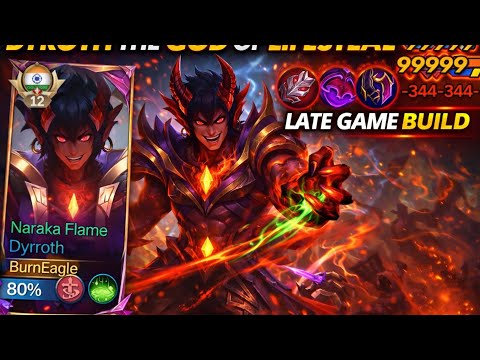 I FINALLY FOUND BEST BUILD FOR SUSTAIN DYRROTH 2026 !!(100% Broken)-MLBB