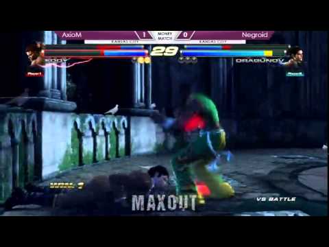 MAXOUT 11-22-2014 - Tekken Tag 2 Money Match: AxioM (Eddy/Christie) vs. Negriod (Dragunov/Lars)