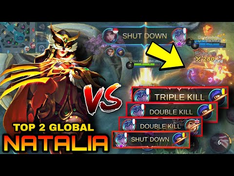 What Happens When A Godly Karina Is Destroying  My Team | Top 2 Global Natalia | Mobile Legends