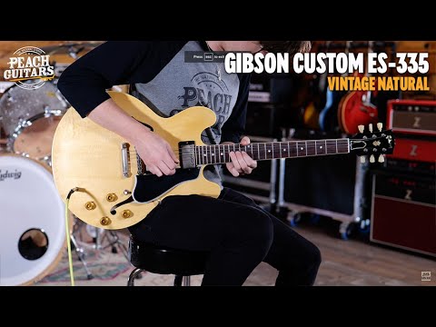 No Talking...Just Tones | Gibson Custom 1959 ES-335 Reissue Vintage Natural VOS NH