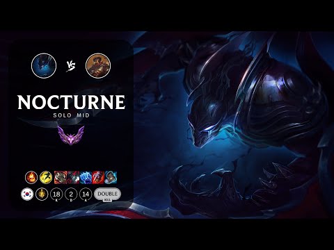 Nocturne Mid vs Viktor - KR Master Patch 13.6