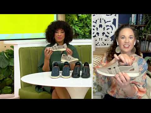 Earth Origins Leather Slip-Ons with Zipper - Eisha on QVC