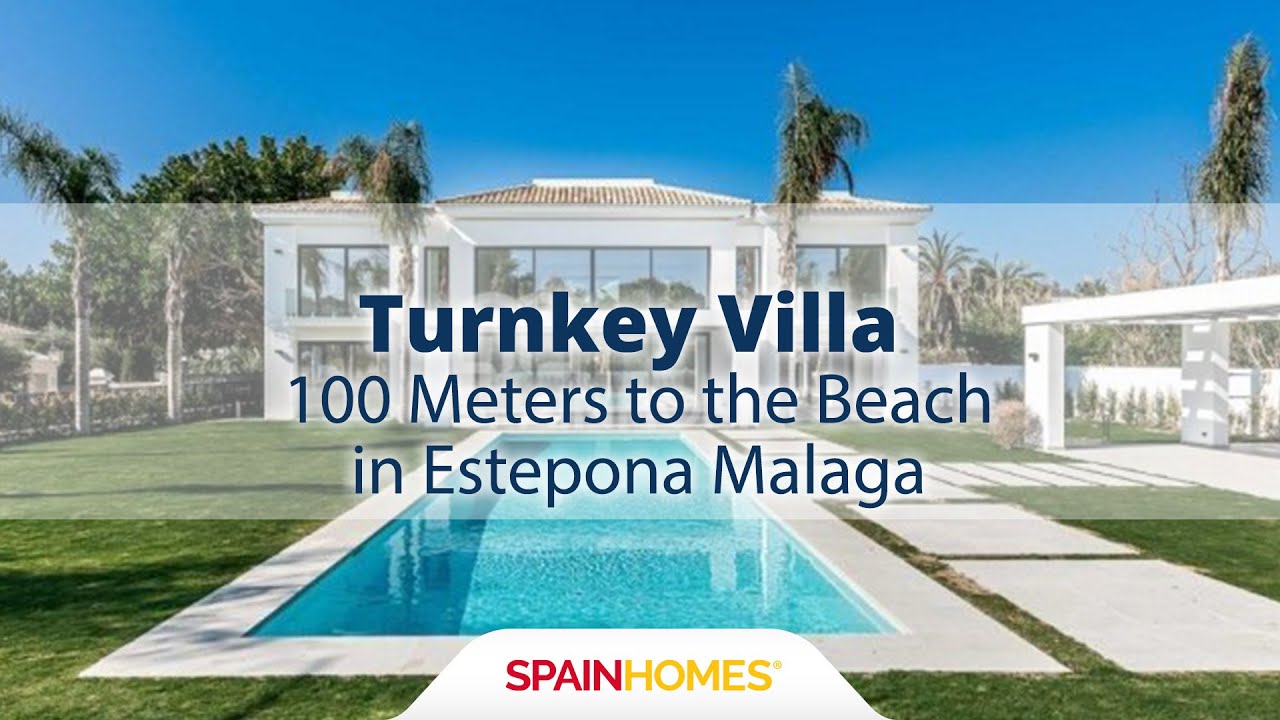 Turnkey Villa 100 Meters to the Beach in Estepona Malaga