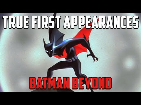Real First Appearances // Discussing Batman Beyond's First Appearances in Comic Books