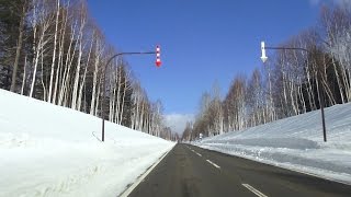 preview picture of video '北海道上士幌町 ぬかびら温泉〜三国峠 車載動画 2015/02/02'