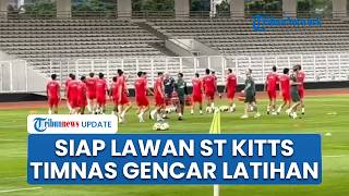 Jelang Laga Bergengsi Lawan ST Kitts di SUGBK, Timnas Indonesia Fokus Latihan Terakhir di Senayan