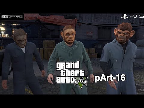 GTA 5 | PS5 Gameplay walkthrough Part-16| Next Gen version| FIDELITY MODE | RAY TRACING | 4K-HDR NEW