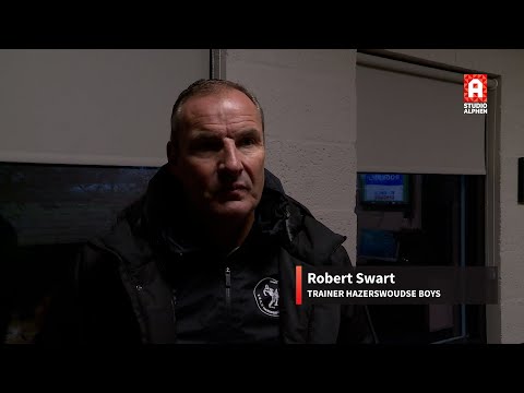 Interview with Robert Swart after Hazerswoudse Boys - Bernardus (November 22, 2025)