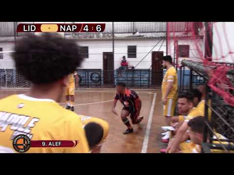 1Q/ LIGA APP JOGA+/ JOGO 16 /M MOMENTOS- LIDERANÇA 7x10 NAPOLE FUTSAL