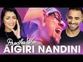 AIGIRI NANDINI Hip Hop Version Brodha V LIVE In Bangalore REACTION