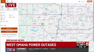 OPPD crews responding to West Omaha power outages