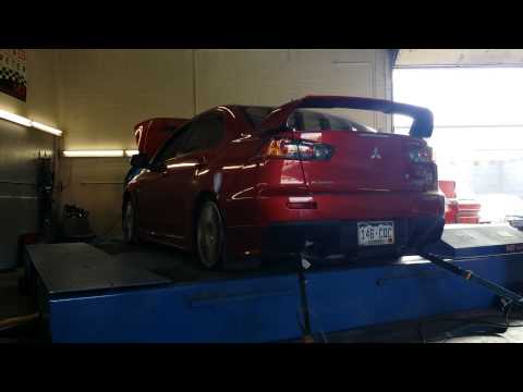 2013 Mitsubishi Evolution X GSR dyno fully bolted