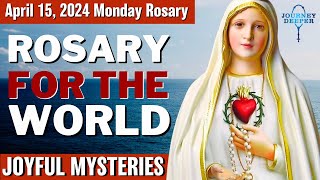 Monday Healing Rosary for the World April 15, 2024 Joyful Mysteries of the Rosary