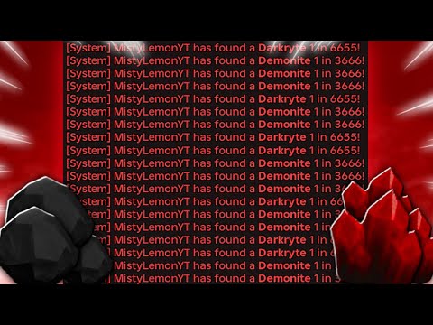 Mine Darkryte & Demonite Ores 500% FASTER in The Forge (REAL)