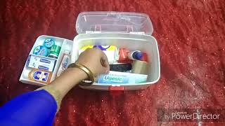 Home / car first aid box  organisation..must have