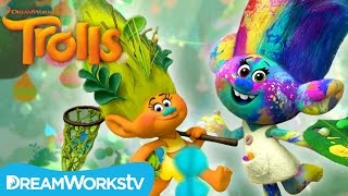 Travel Through Troll Village | DREAMWORKS TROLLS