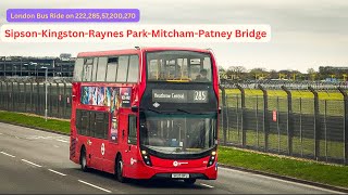 ☁️ A West London Circuit: Sipson to Putney Bridge via 222, 285, 57, 200 & 270