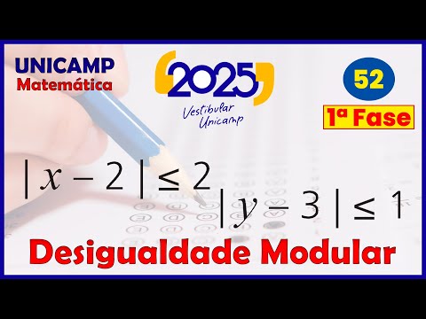 Questão 52 UNICAMP 2025 | Desigualdades com Módulos | Matemática 1ª Fase