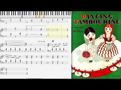 Dancing Tambourine by William C. Polla (1927, Novelty piano)