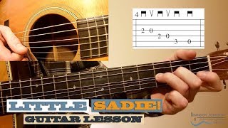 Little Sadie - Beginner Guitar Lesson with TAB