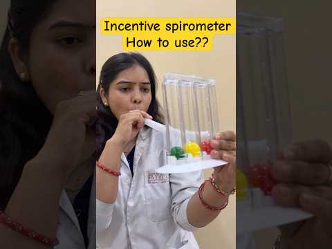 How to use incentive spirometer for your better lung health🫁#breathing #spirometry#fitness#physio