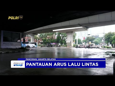 NTMC POLRI - PANTAUAN ARUS LALU LINTAS DI PANCORAN, JAKARTA SELATAN