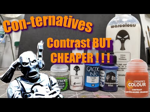 Con-ternatives! Contrast Alternatives Cheaper Paints Same Effect! Underpainting Preshading Filtering