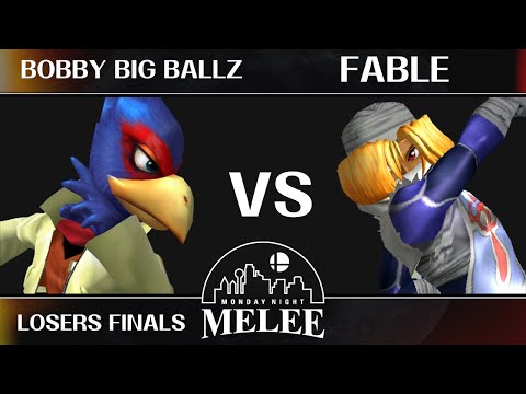 MNM 355 - Losers Finals - bobby big ballz (Falco) VS Fable (Sheik) - SSBM Melee